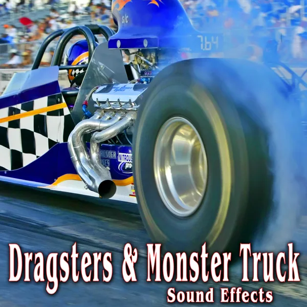 Dragster Car Revving, Then Taking off from the Starting Line Take 1 — The Hollywood Edge Sound Effects Library