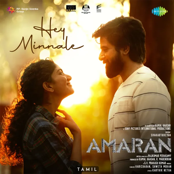 Hey Minnale (From "Amaran") — Haricharan, Shweta Mohan, G.V. Prakash Kumar & Karthik Netha