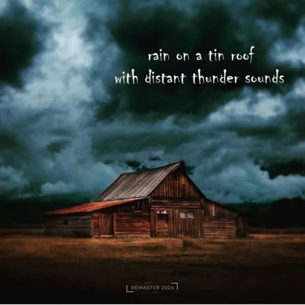 Rain On a Tin Roof With Distant Thunder Sounds, Pt. 04 (2024 Remaster) — Thunderstorm Global Project from Traxlab