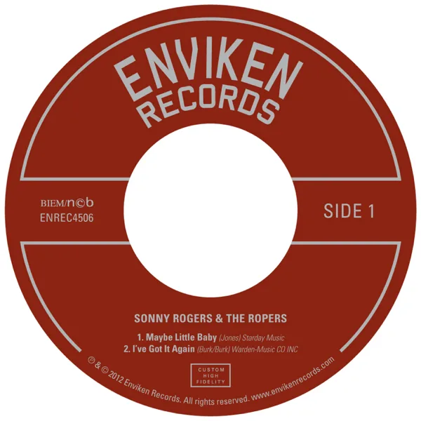 The Woman I Need — Sonny Rogers & The Ropers